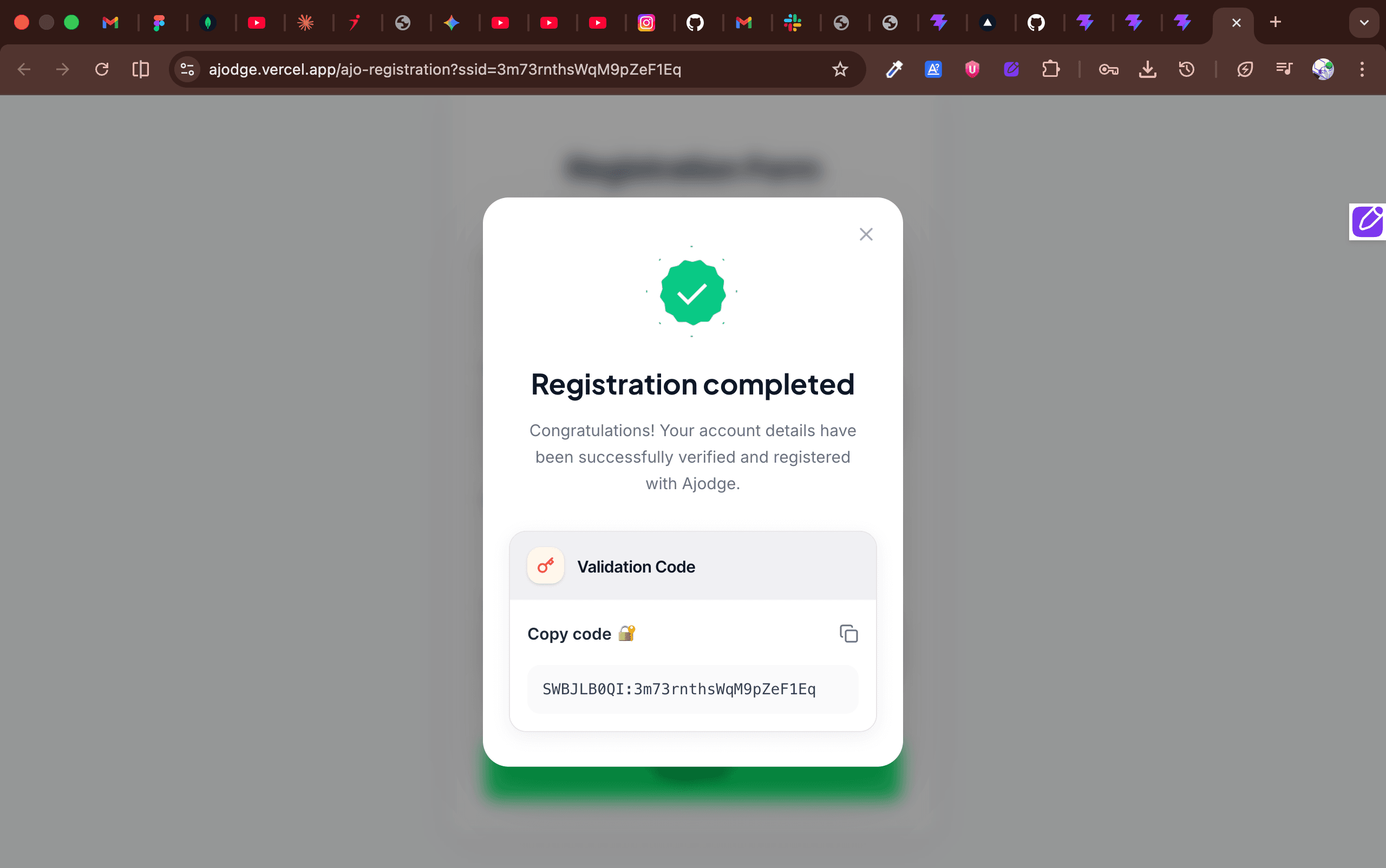 AJO Bot interface showcasing AI and software engineering by Nifemi Bello