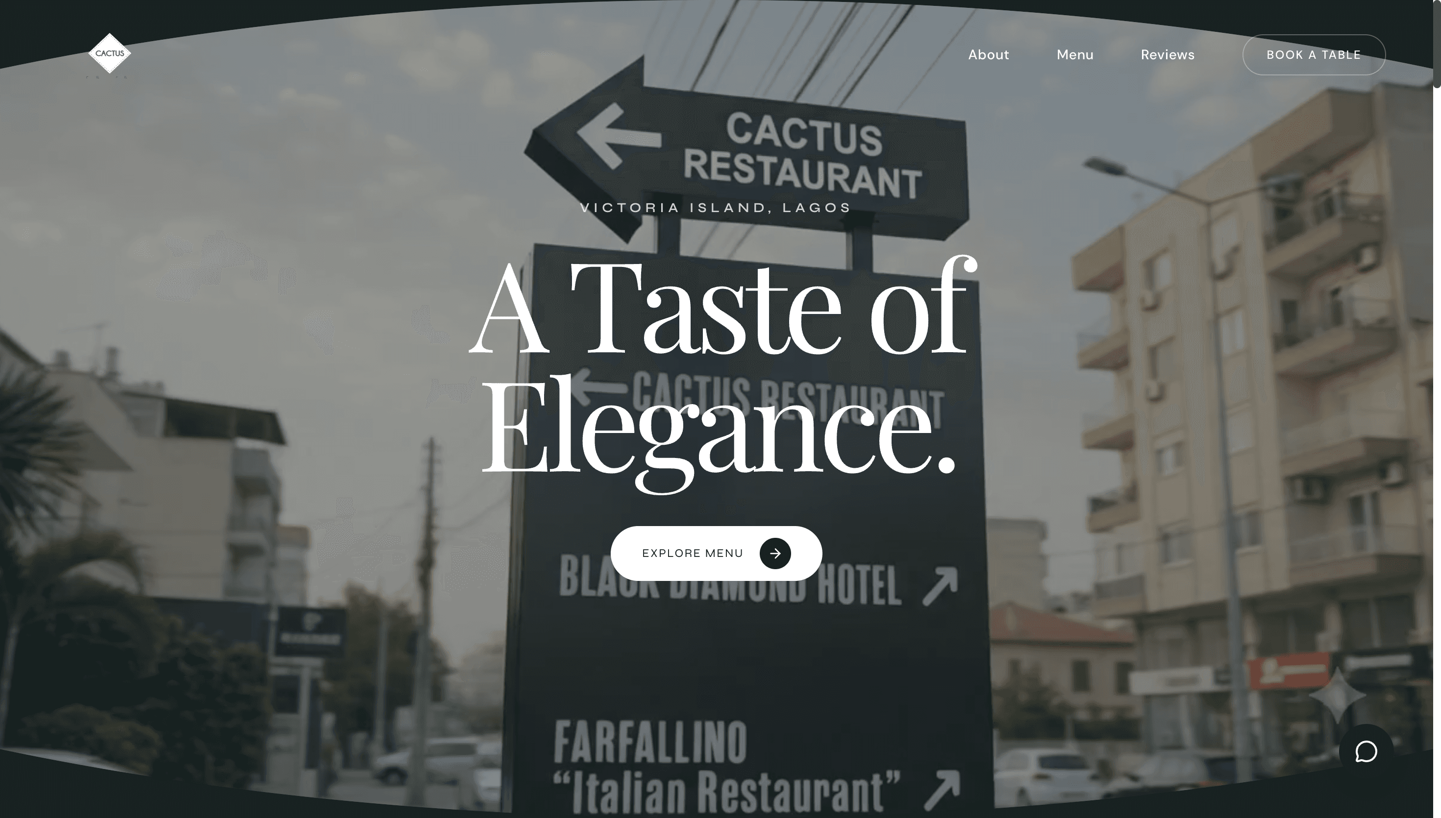 Cactus Lagos interface showcasing AI and software engineering by Nifemi Bello