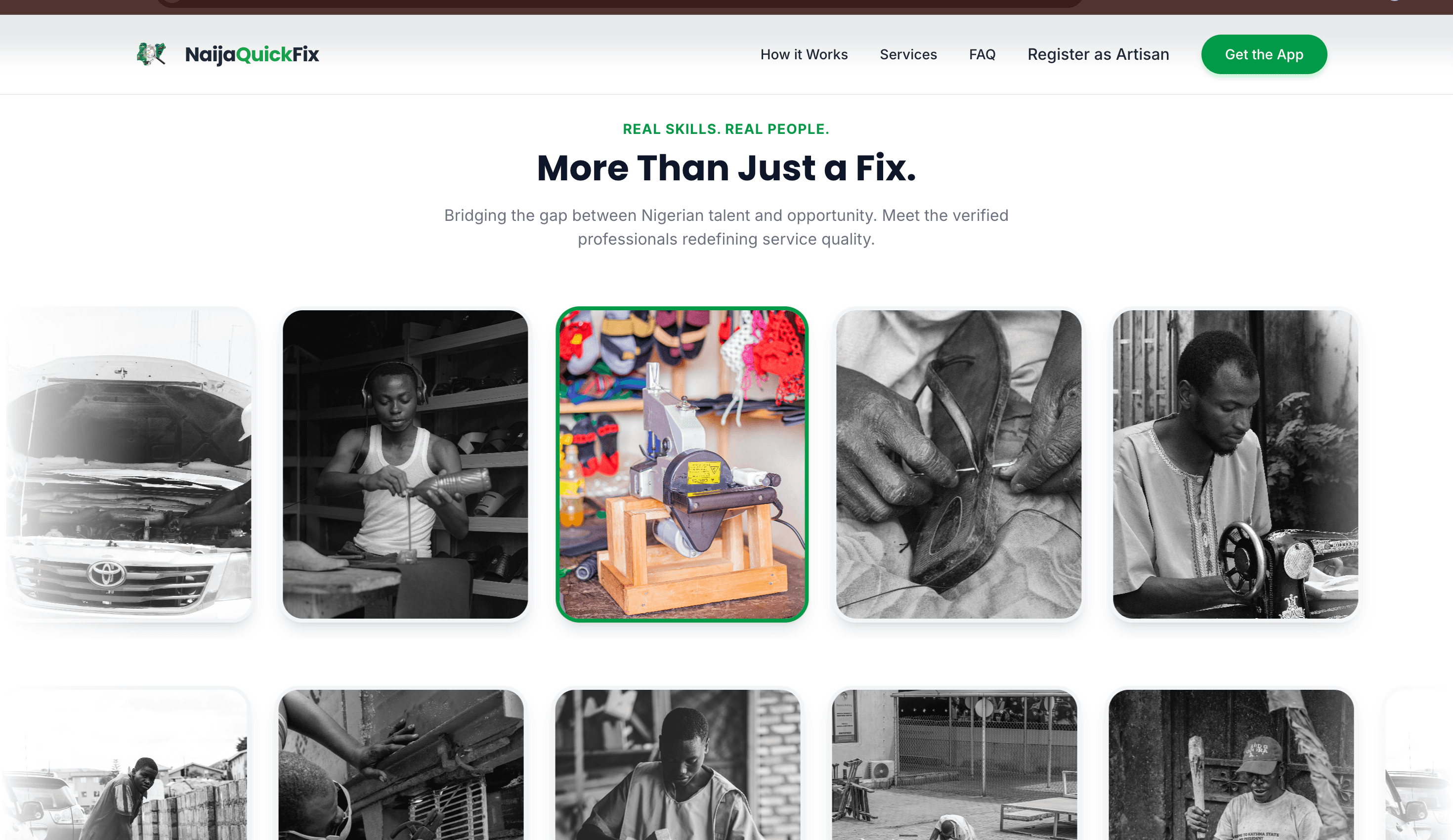 Naija Quick Fix interface showcasing AI and software engineering by Nifemi Bello