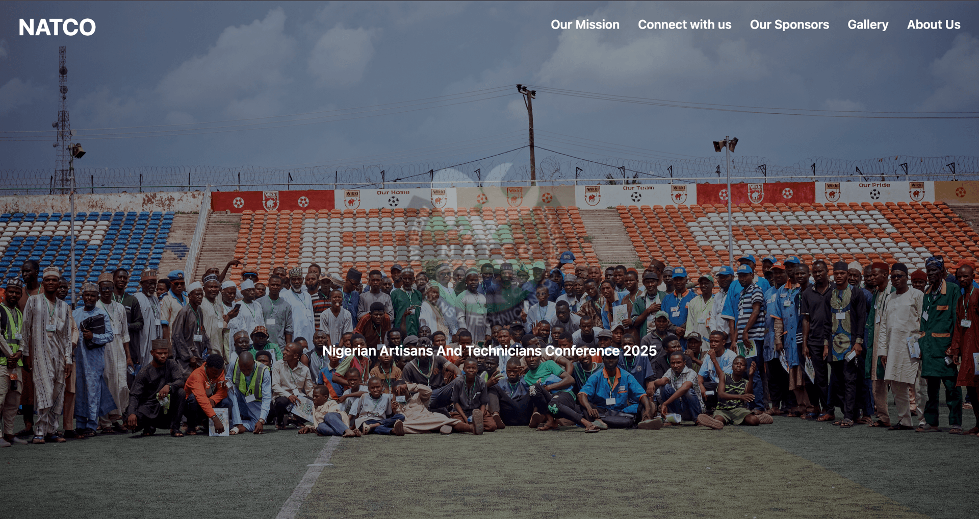Natco Website interface showcasing AI and software engineering by Nifemi Bello